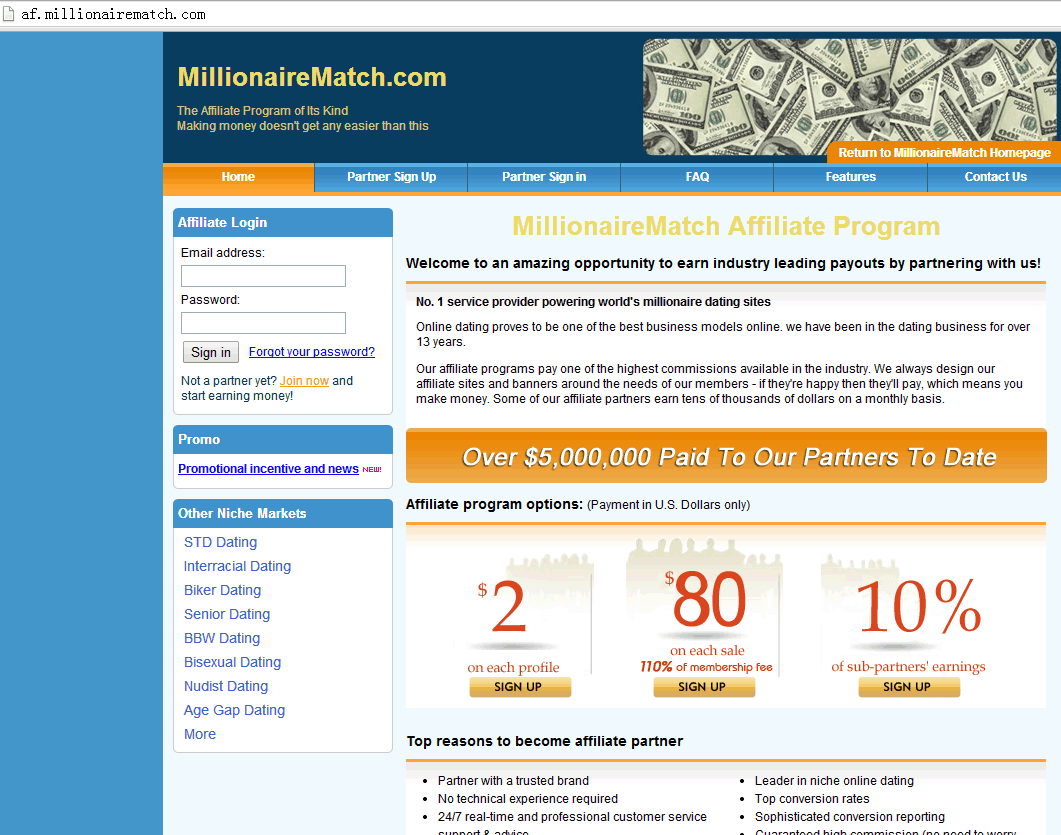 Login www millionairematch com 